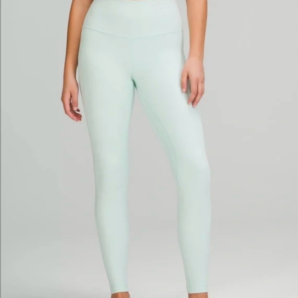 Lululemon WunderUnder Leggings - Delicate Mint Green
